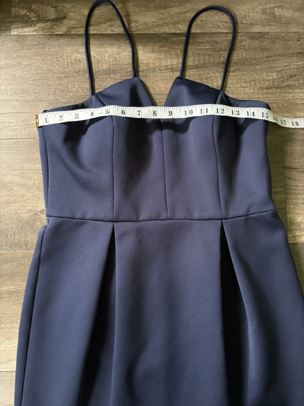 Ever New Navy Blue Mini Dress with Spaghetti Straps - Picture 2 of 6